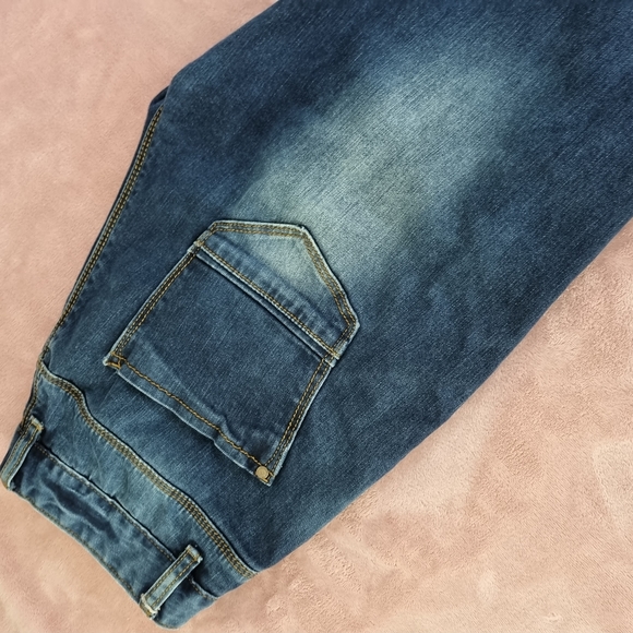 A2A11 jeans blue straight leg button fly Size W 33 - Picture 9 of 13